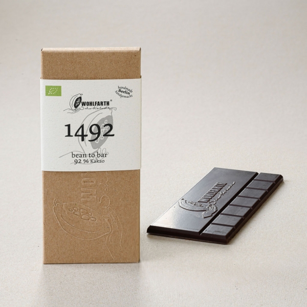 die dunkelste Tafel Schokolade von Wohlfarth Schokolade aus Berlin